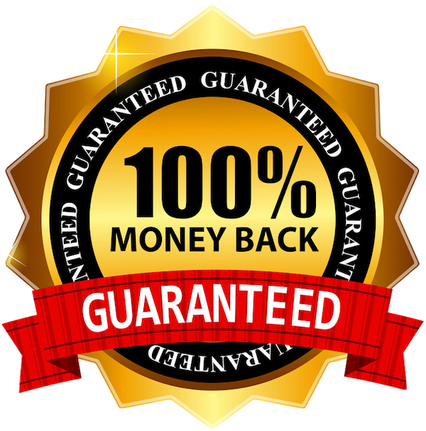 365 day money back guarantee badge for Spartamax supplement risk free purchase
